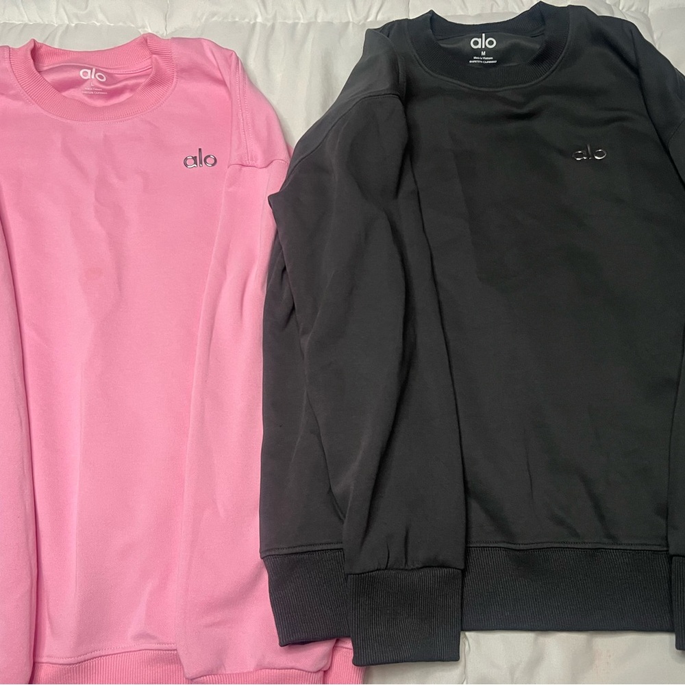 ALO Yoga Pink Crewneck Sweatshirt